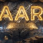 Astral Resources NL-AAR-AAR glowing inside underground mining tunnel