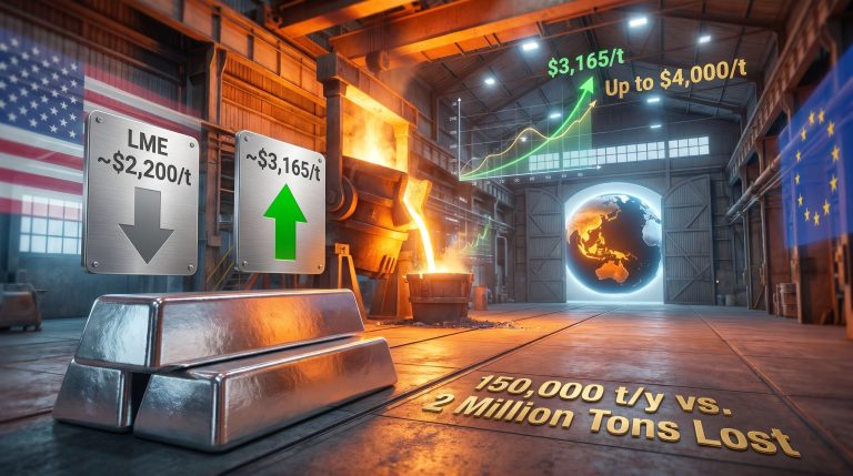 aluminium supply shock revives Western smelters prices surge