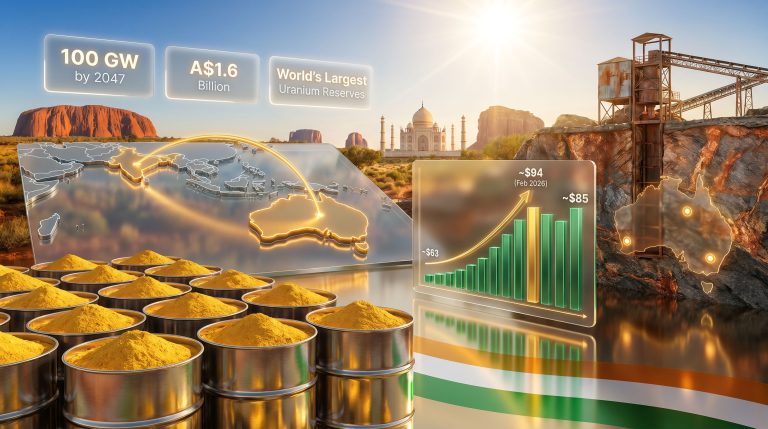 Australia agrees to sell uranium to India trade infographic