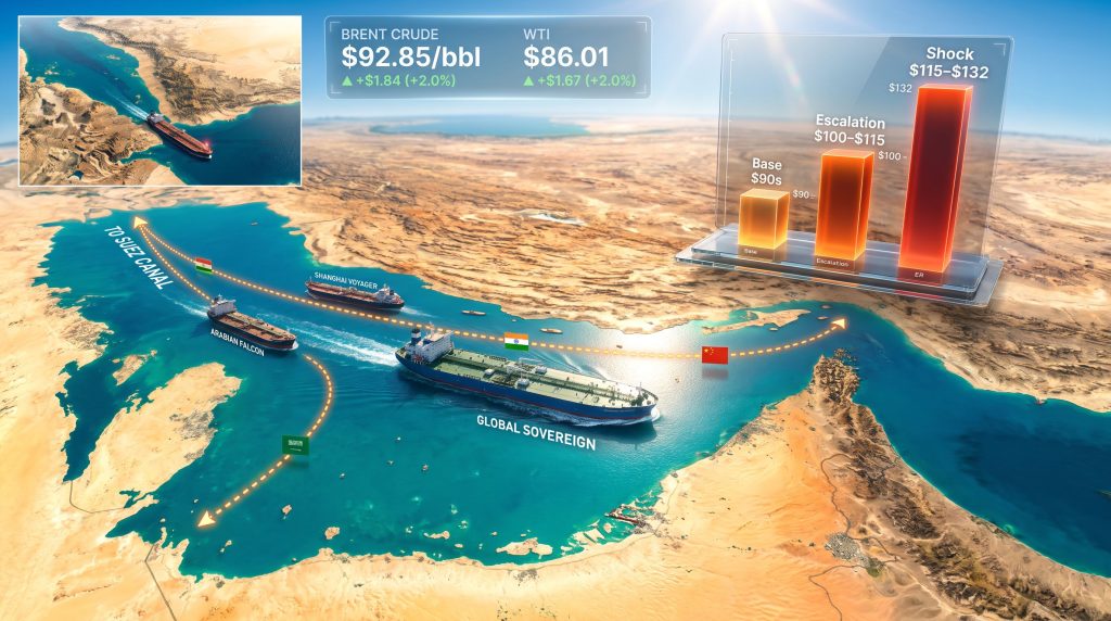 Brent Oil Price: Red Sea & Hormuz Closure Impact