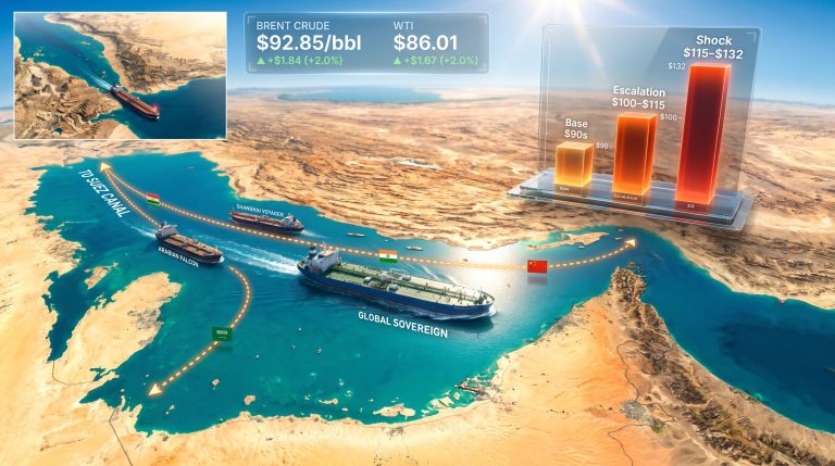 Brent Oil Price: Red Sea & Hormuz Closure Impact