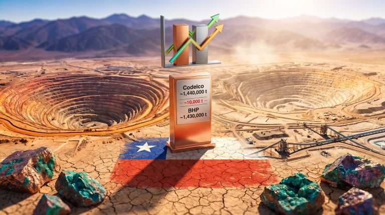BHP vs Codelco: Chile Copper Output Gap Narrows