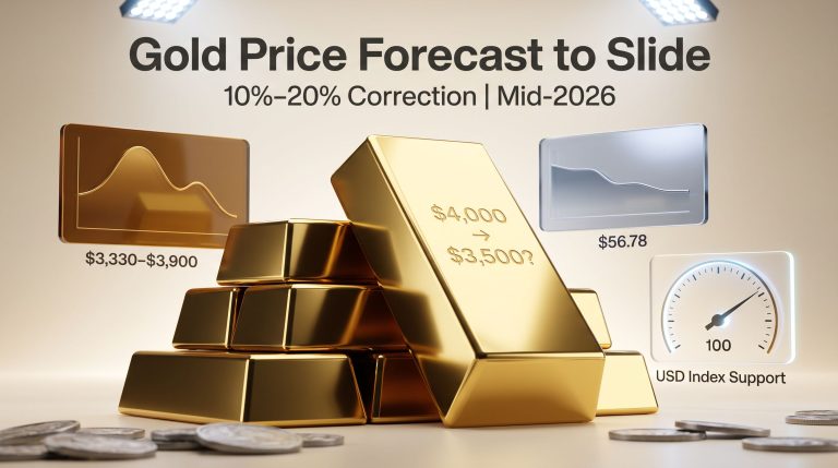 gold price forecast to slide mid-2026