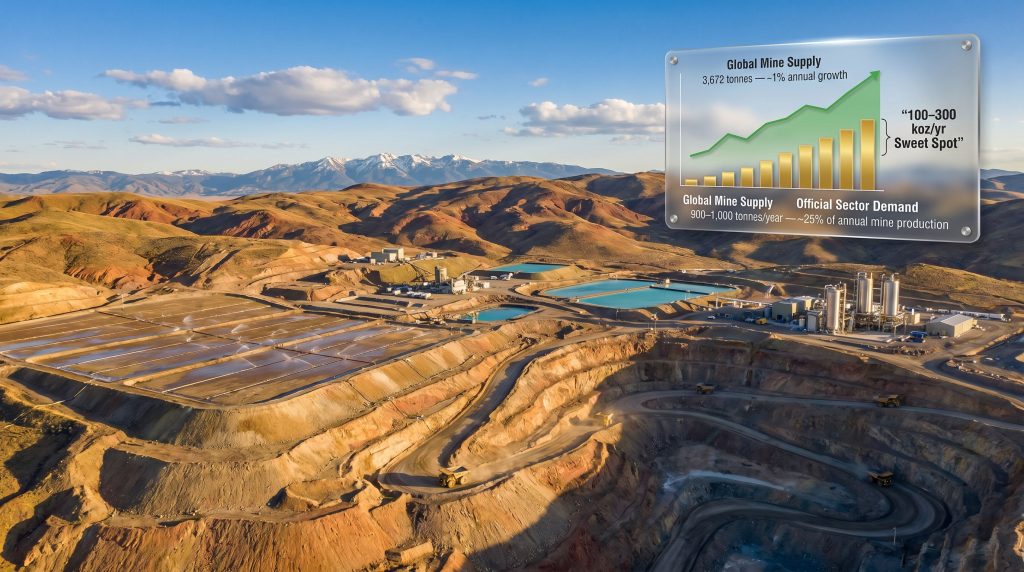 buildable gold developers mining supply infographic