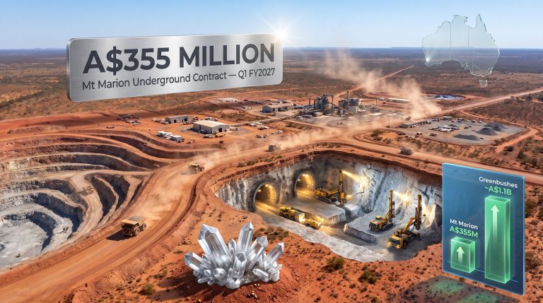 Macmahon Mt Marion lithium contract mine expansion graphic