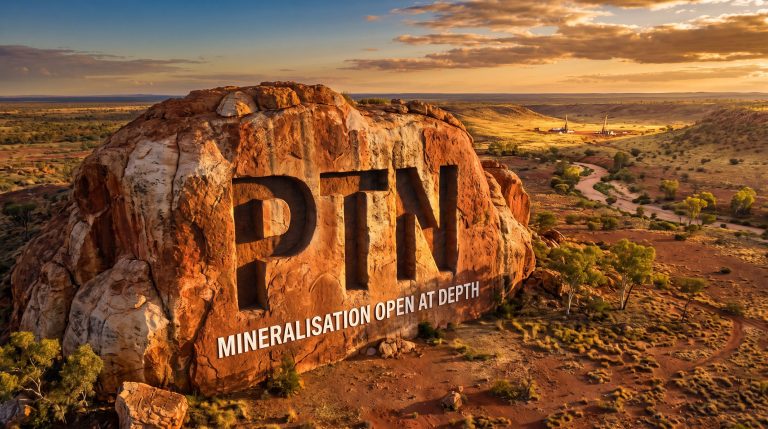 Patronus Resources Ltd-PTN-PTAL mineralisation open at depth rock formation