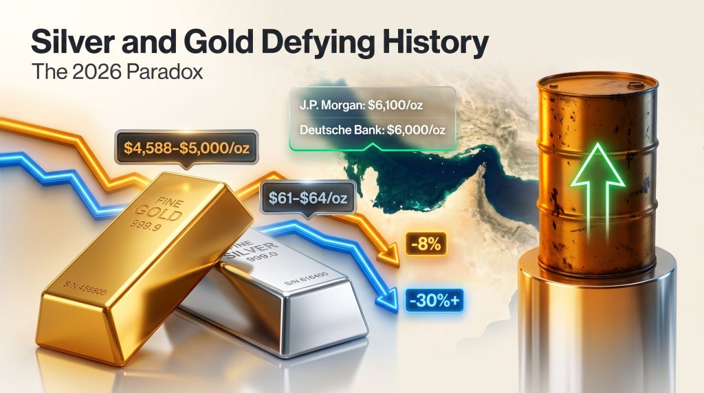 silver and gold market outlook amid Iran war