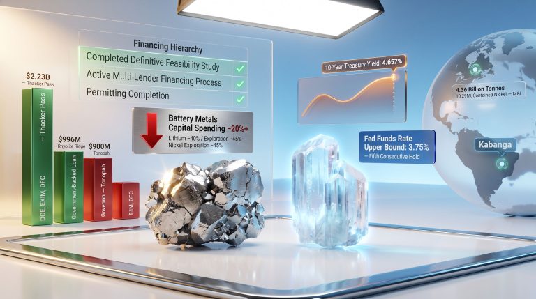 Fed Financing Costs for Nickel and Lithium Projects 2026
