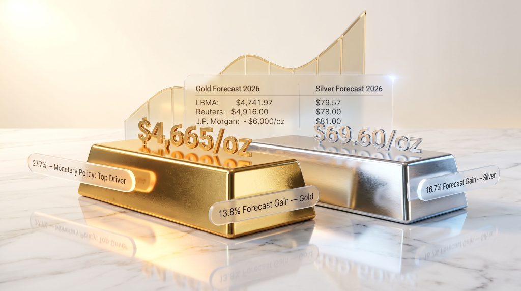 Gold & Silver Price Forecast Survey 2026: Key Data
