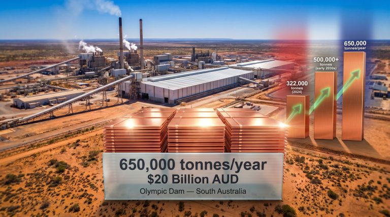 BHP South Australia smelter and refinery expansion infographic