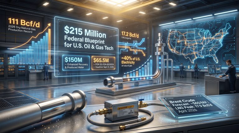 DOE Oil & Gas Tech Funding: $215M in 2026