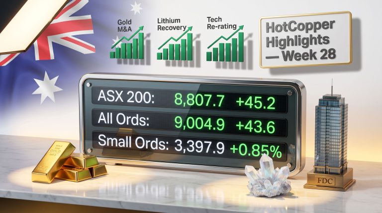HotCopper Highlights Week 28 ASX stocks gains