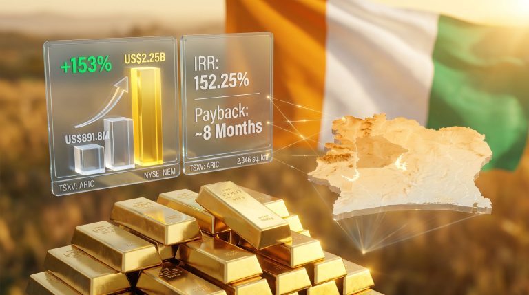 Stormlands Odienné Gold Project NPV Surges 153%