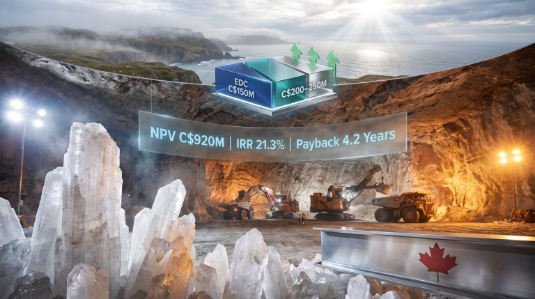 EDC Backs Atlas Salt's C$150M Mining Finance Deal