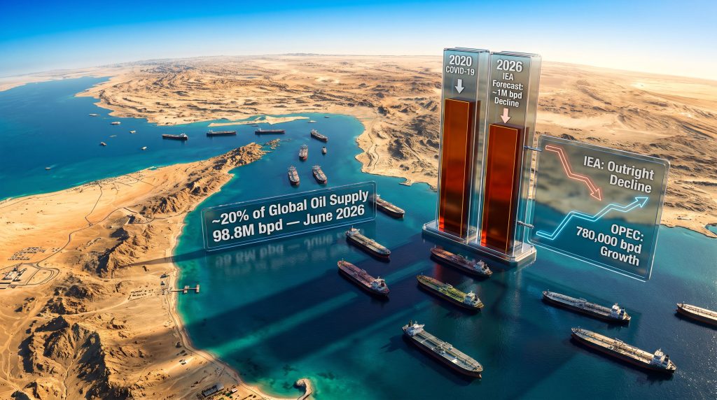 IEA predicts first decrease in global oil demand since 2020 infographic