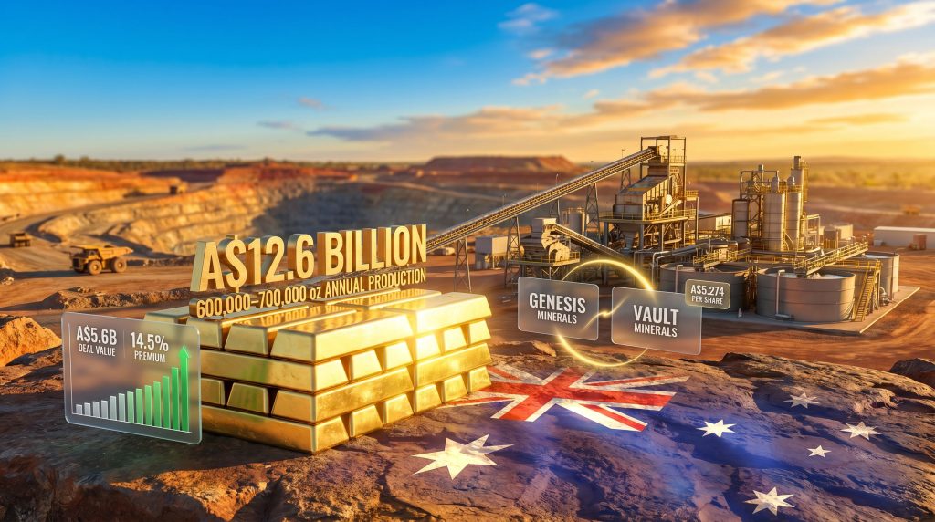 Genesis Minerals Vault takeover gold mine deal