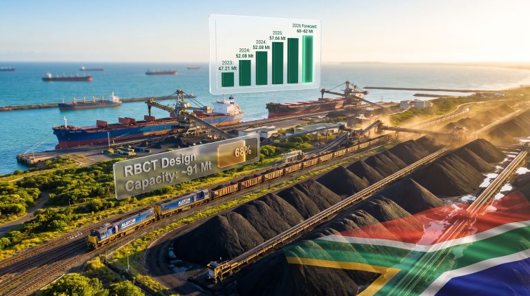 South Africa Coal Exports Rise at Richards Bay Terminal
