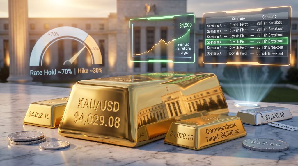Gold Holds Steady Ahead of Fed Rate Decision