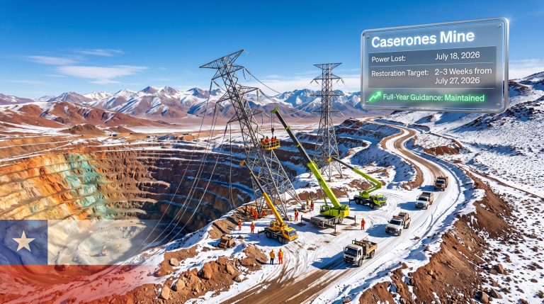 Lundin Caserones Mine Power Restoration & Restart