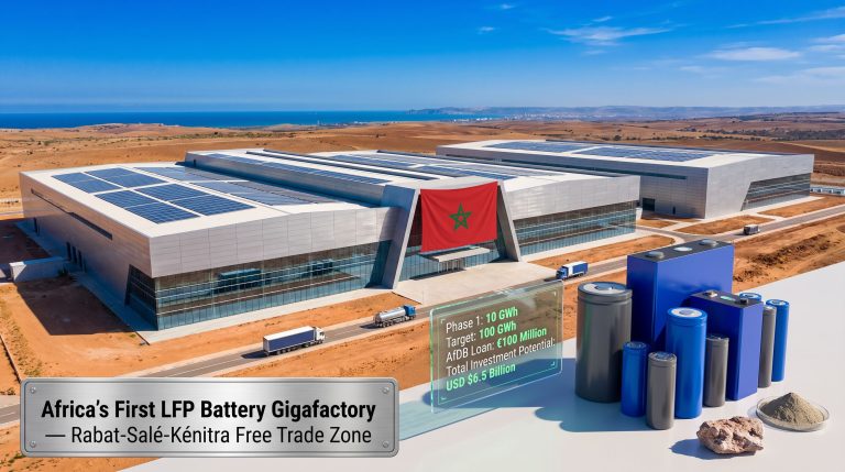 Morocco Battery Gigafactory: Africa's First LFP Plant
