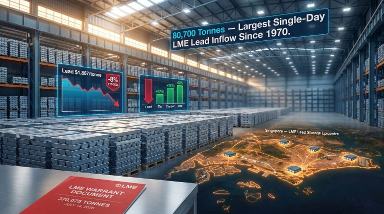 Trafigura lead delivery into LME warehouses infographic