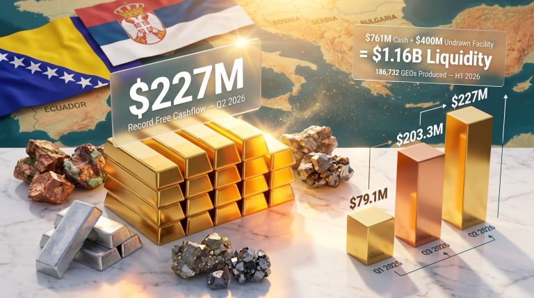 DPM Metals Record Quarterly Free Cashflow: $227M