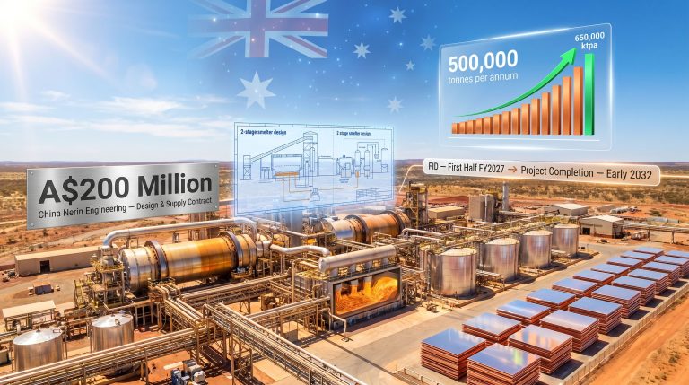 BHP Olympic Dam expansion contract to China Nerin Engineering infographic