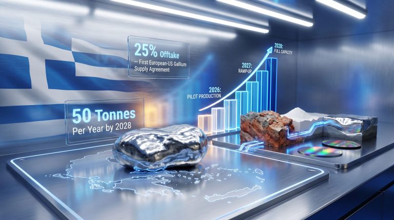 METLEN Greek Gallium Supply Deal With US Tech Firm