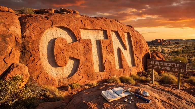 Catalina Resources Ltd-CTN-CTN polymetallic system desert rock sign