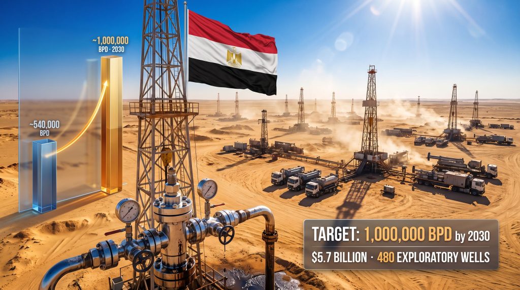 Egypt to Double Oil Output by 2030: Key Facts