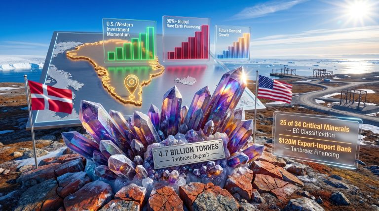 Trump Greenland rare earths investment infographic