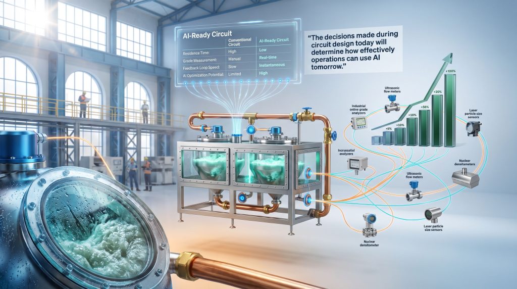 Glencore flotation AI readiness circuit diagram