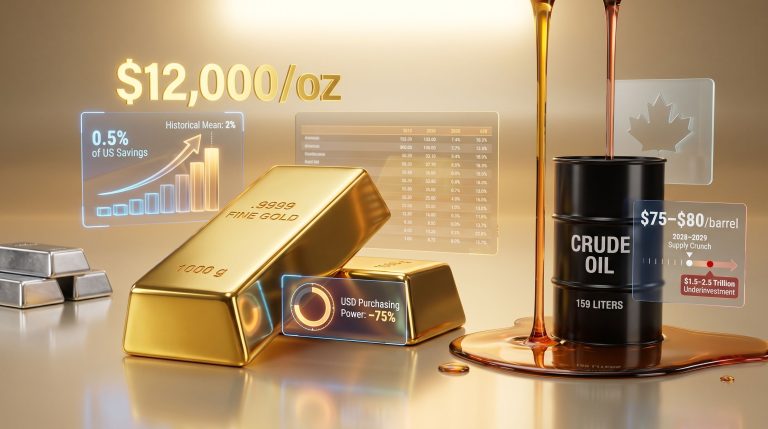 Rick Rule gold and oil outlook infographic