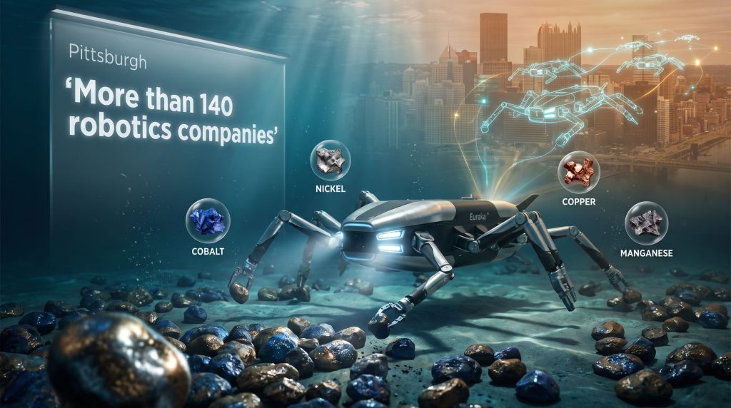 Impossible Metals Pittsburgh marine robotics hub illustration