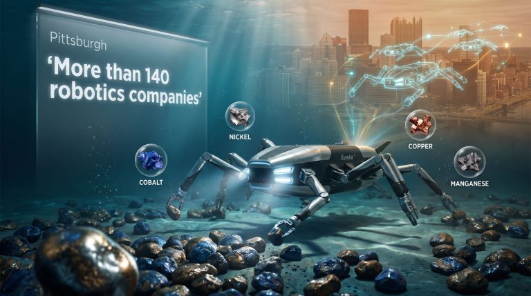 Impossible Metals Pittsburgh marine robotics hub illustration