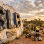 Stelar Metals Ltd-SLB-SAB surface sampling in desert landscape