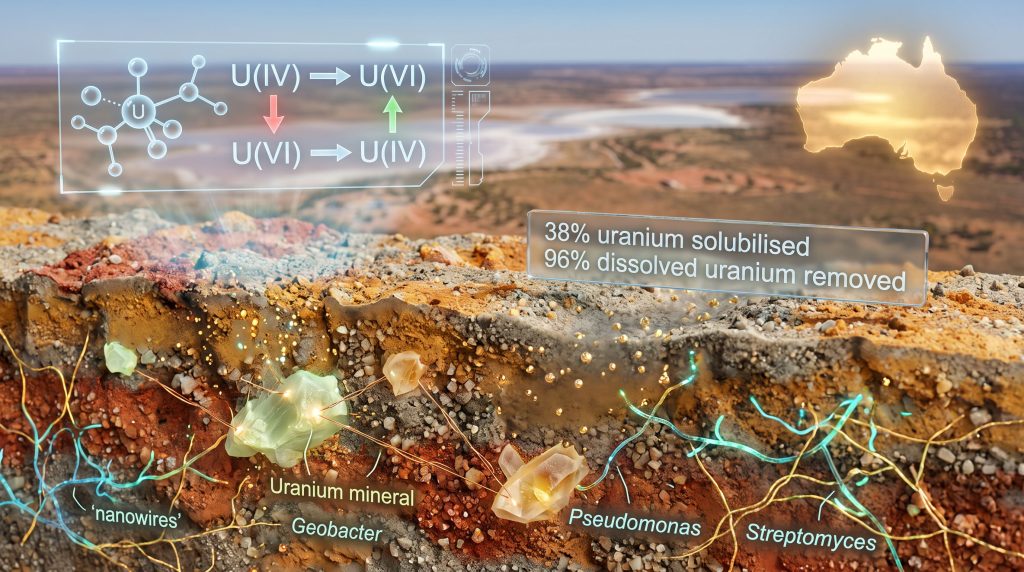 Microbes unlock uranium in mine waste infographic