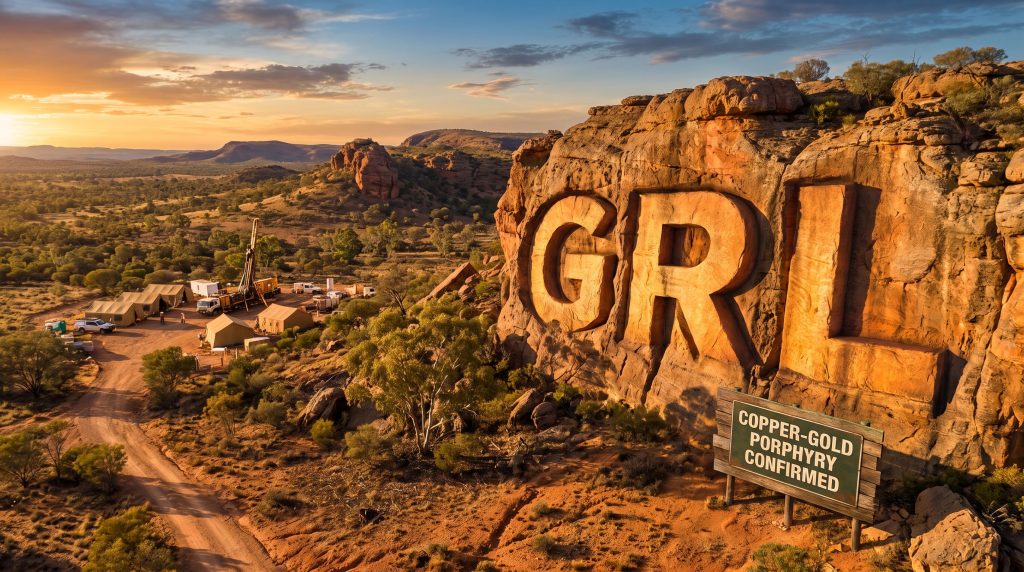 Godolphin Resources Ltd-GRL-Primary keyword scenic desert copper-gold drill site