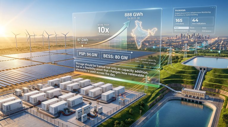 India energy storage capacity expansion infographic
