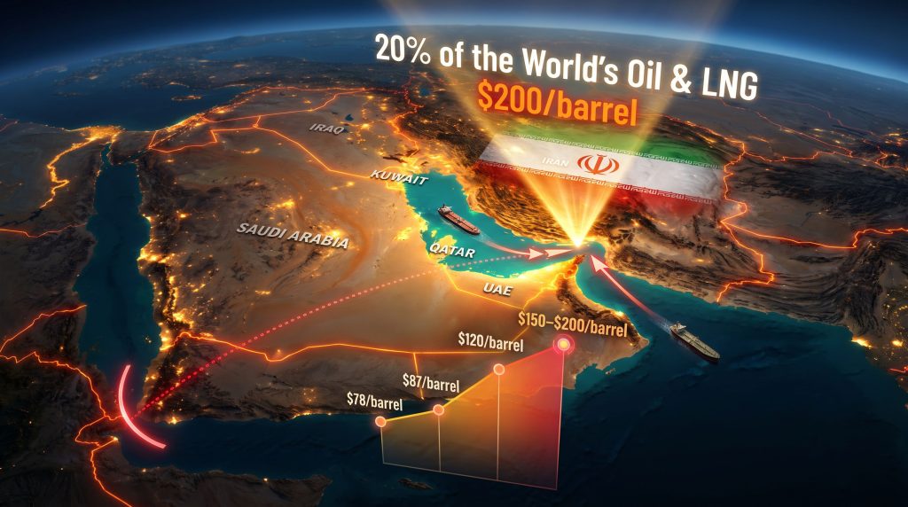 Iran threatens to halt Middle East energy exports map