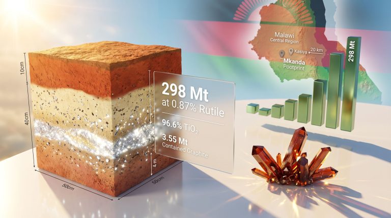 Fortuna Metals Mkanda rutile resource infographic
