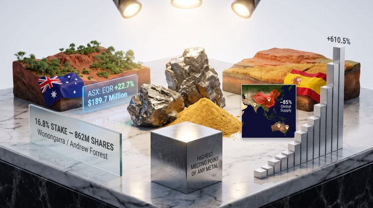 Andrew Forrest EQ Resources stake graphic