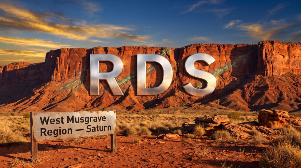 Redstone Resources Ltd-RDS-RDS over West Musgrave desert cliffs