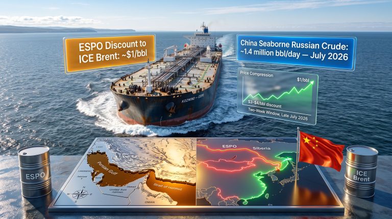 China Buying Russian ESPO Crude Amid Middle East Risks