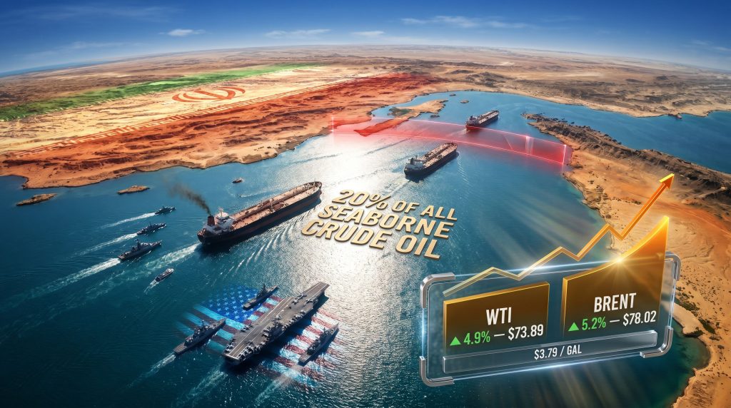 oil prices and Iran-U.S. tensions disrupt shipping