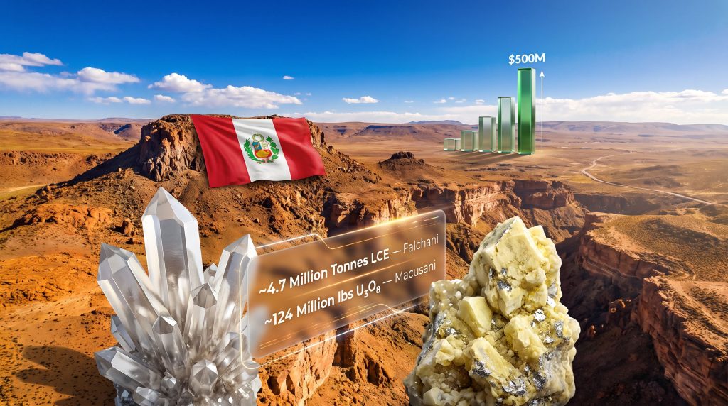 Peru lithium and uranium boom graphic