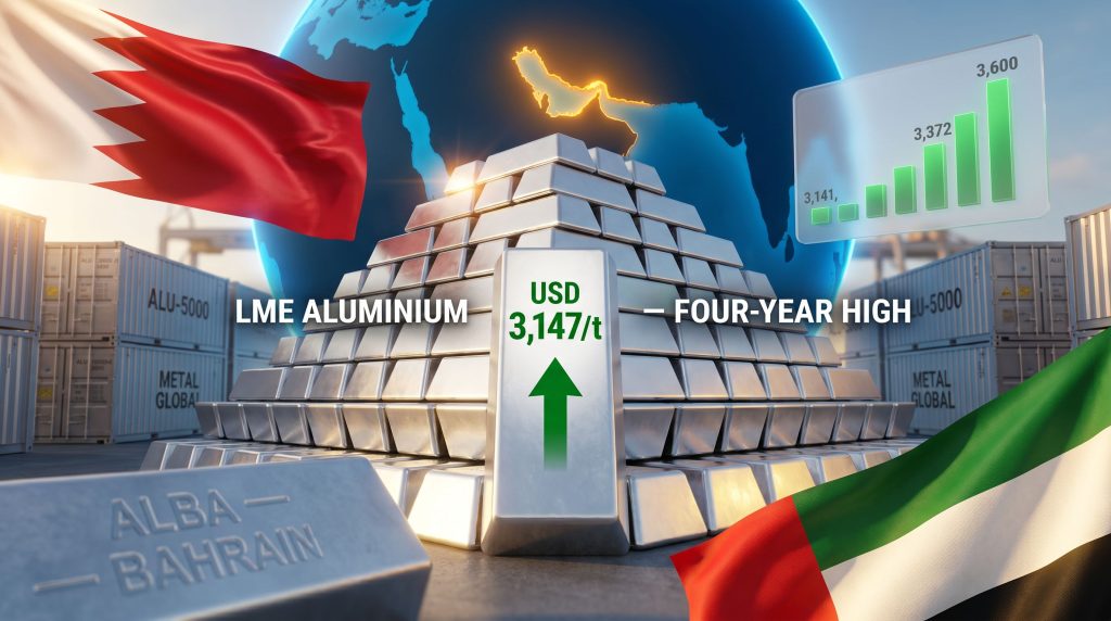 LME aluminium prices Middle East crisis surge