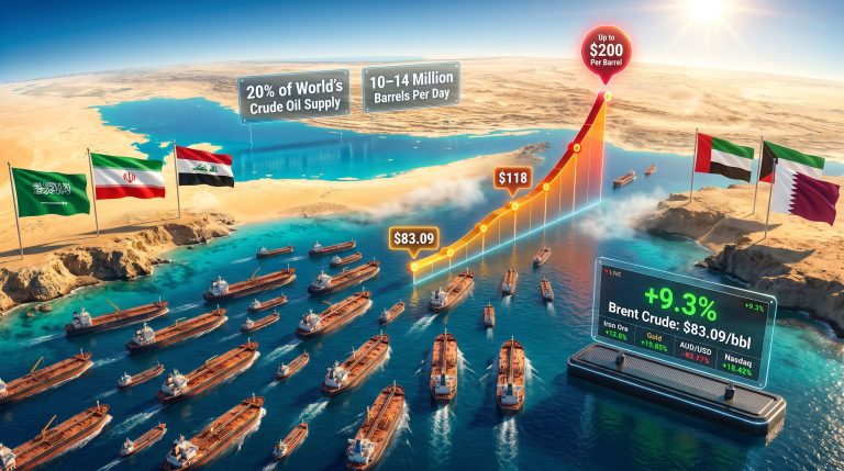 Strait of Hormuz blockade and oil prices surge