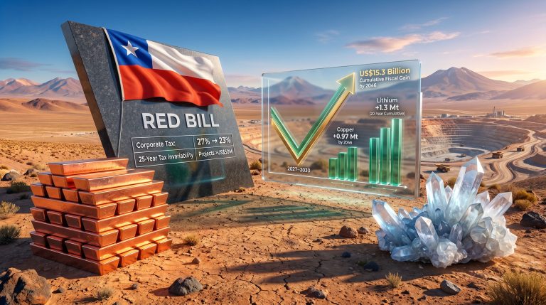 Kast mining tax plan in Chile infographic