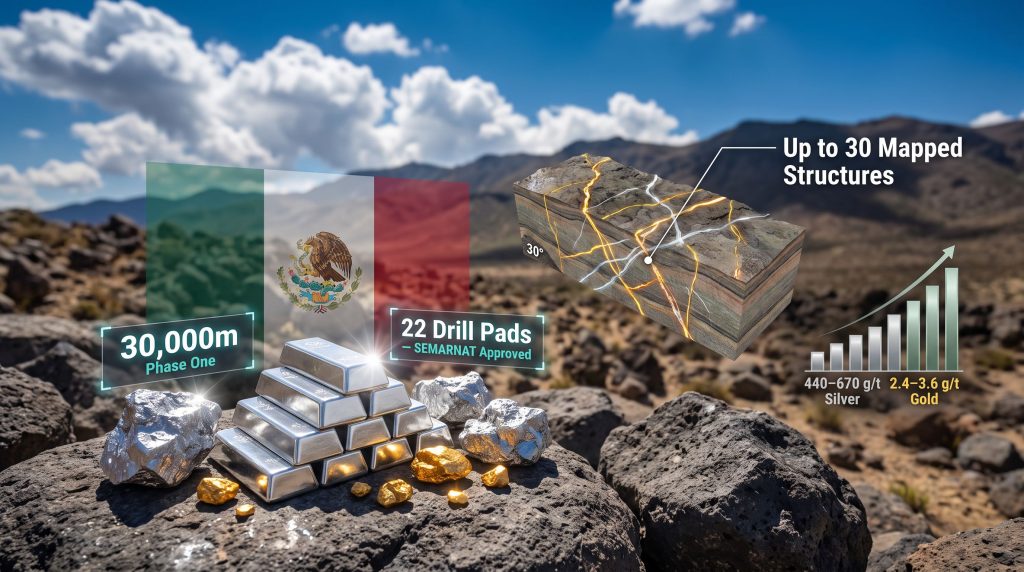 Sierra Madre Guitarra Complex drilling permit infographic